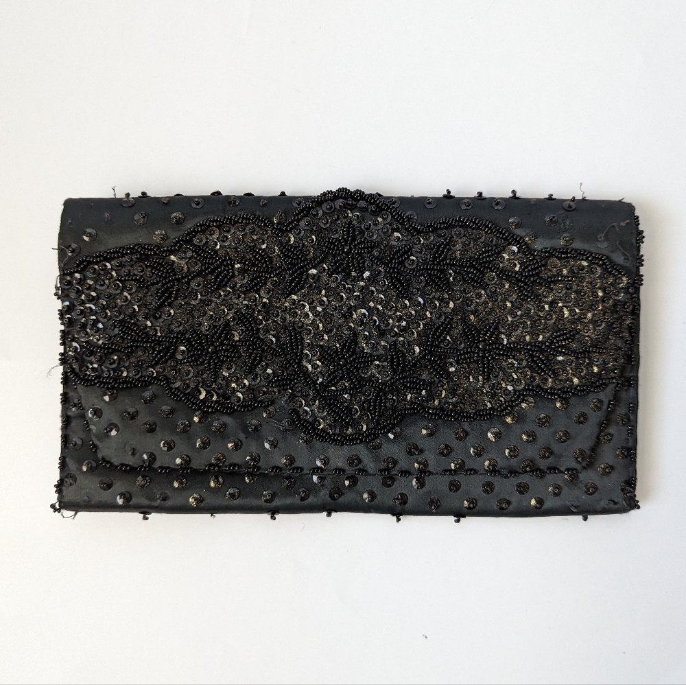 Style craft miami classy evening vintage beaded clutch